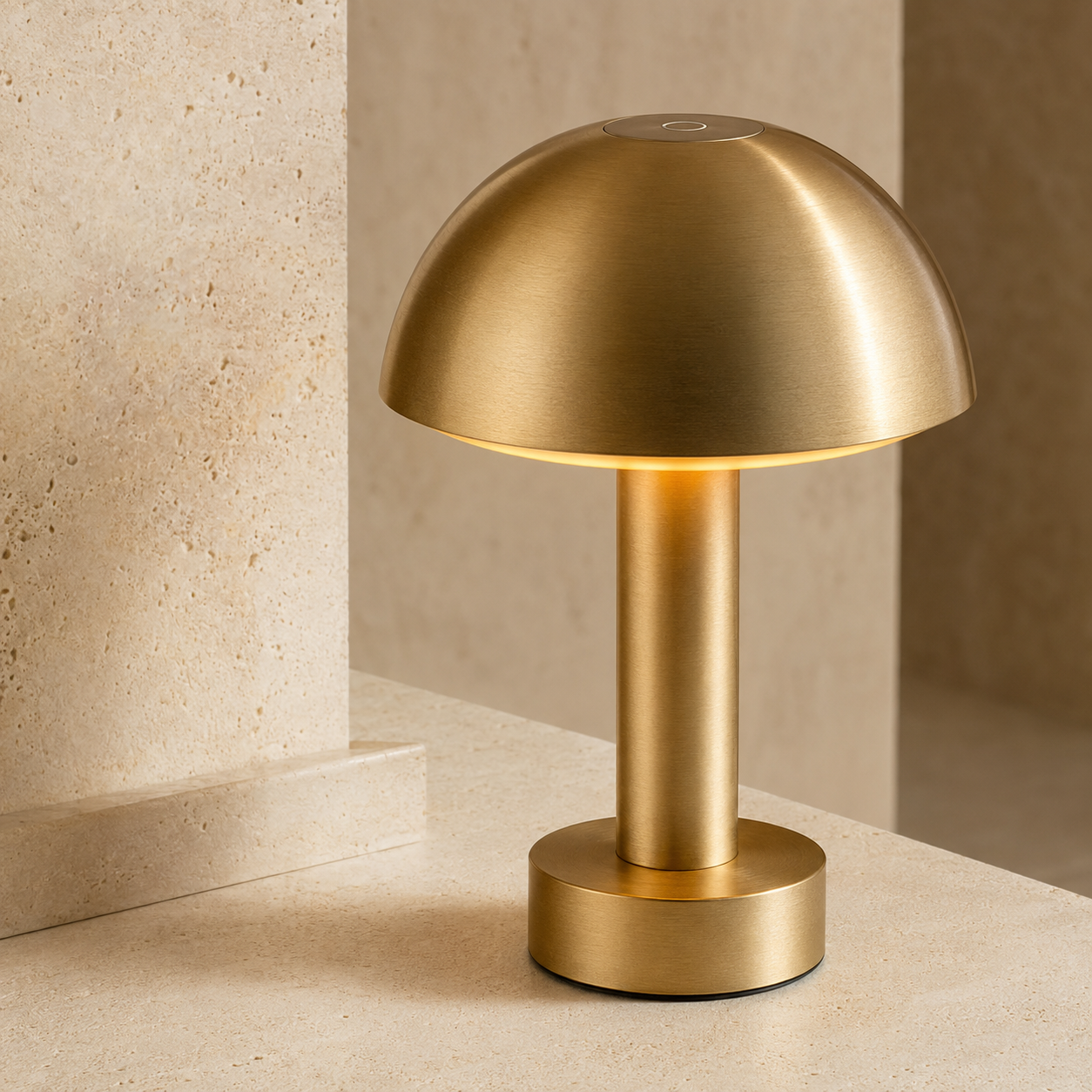 Lumaire One cordless mushroom lamp